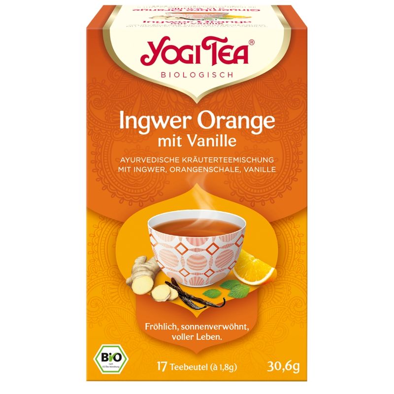 YOGI TEA Yogi Tea® Ingwer Orange mit Vanille Bio CH - Produktbild