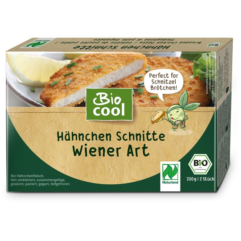 BioCool Bio Hähnchen Schnitte Wiener Art, Naturland zertifiziert - Produktbild
