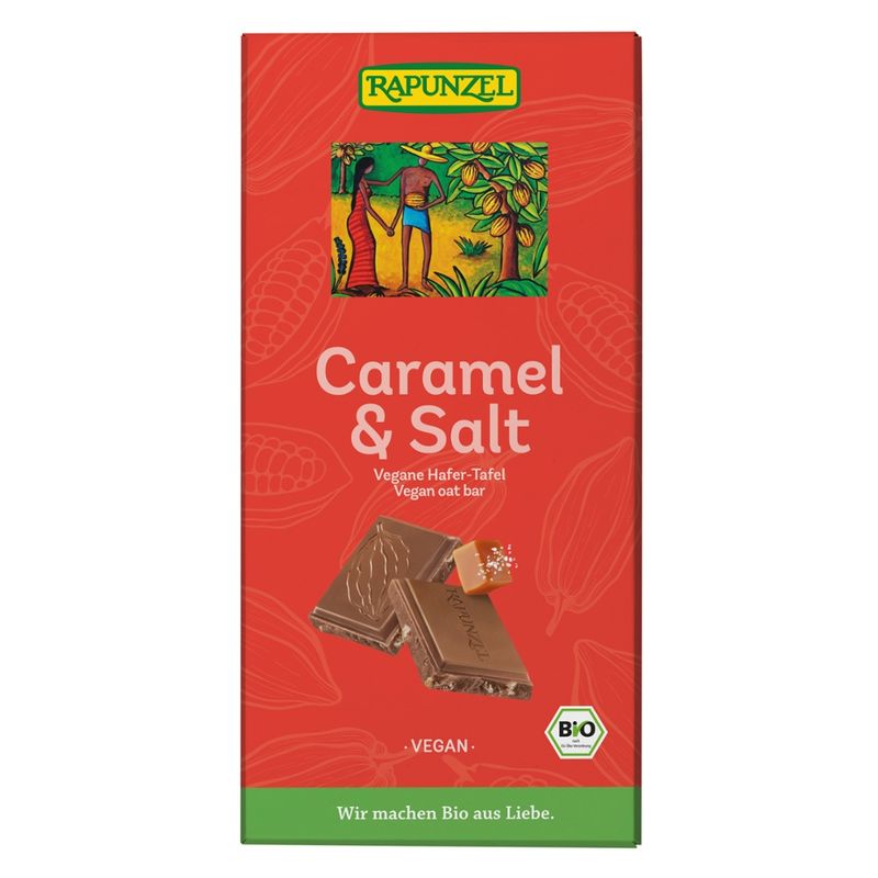 Rapunzel Caramel & Salt vegane Hafer-Tafel - Produktbild