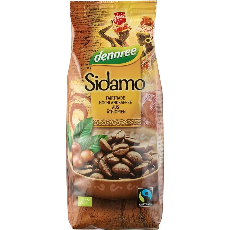 dennree Sidamo Fairtrade Hochlandkaffee aus Äthiopien - Produktbild