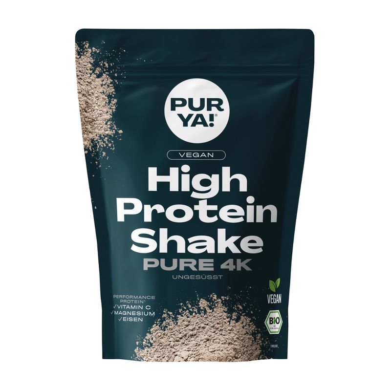 PURYA! High Protein Shake, Pure 4K, BIO, 300g - Produktbild