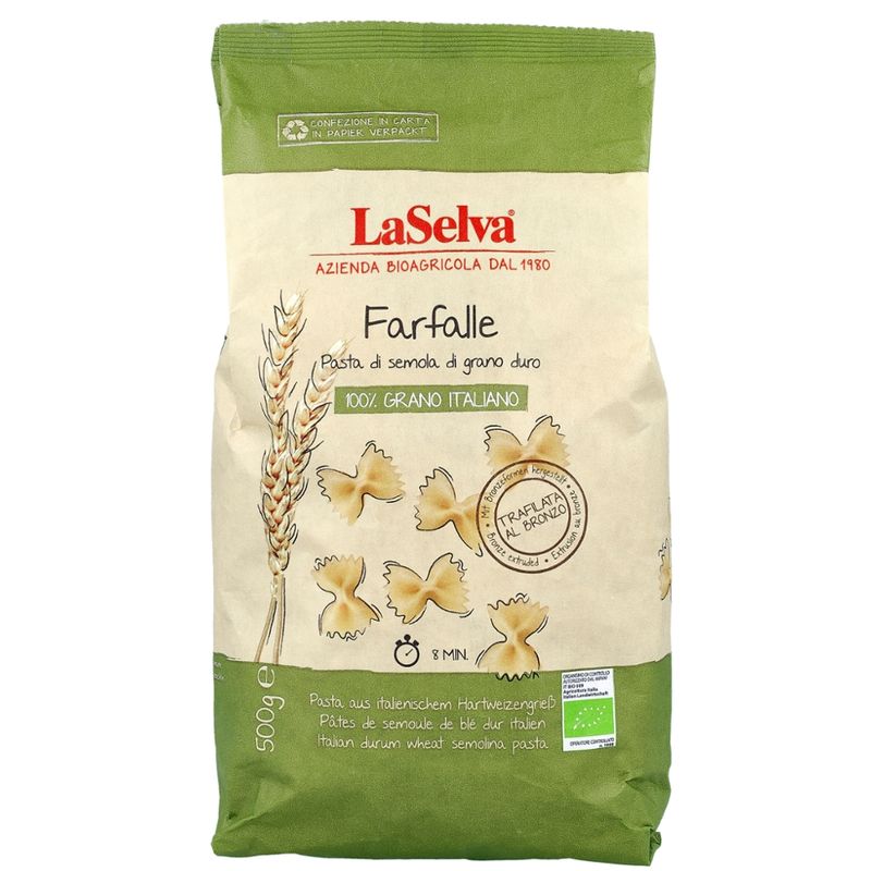 LaSelva Farfalle - Teigwaren aus Hartweizengrieß - Produktbild