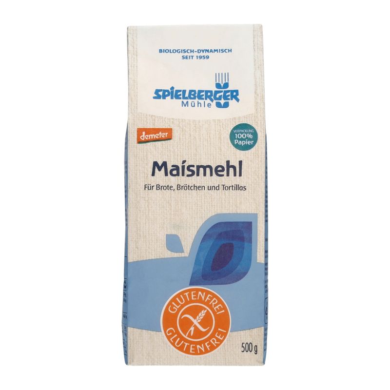 Spielberger Mühle Maismehl, glutenfrei, demeter - Produktbild