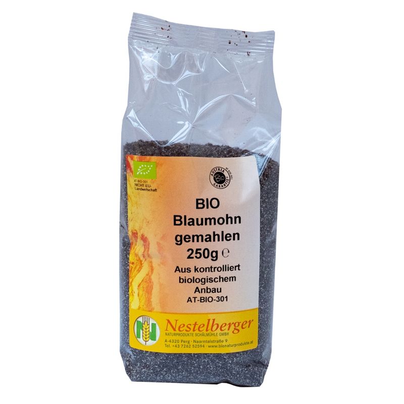 Nestelberger Bio Blaumohn gemahlen 250g - Produktbild