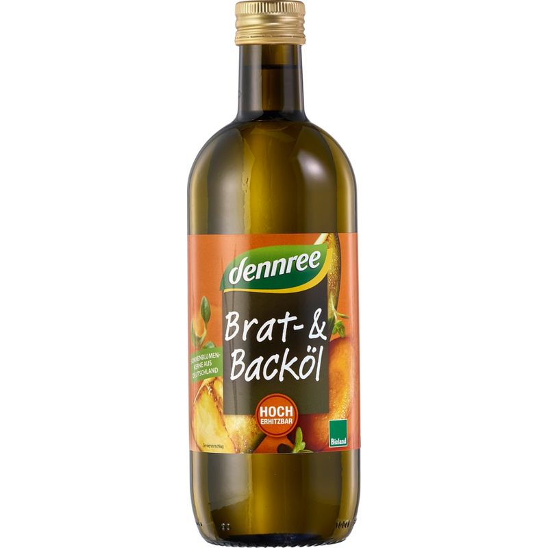 dennree Brat- und Backöl, hoch erhitzbar - Produktbild