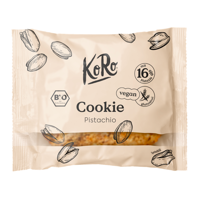 KoRo Handels GmbH Bio Cookie mit 16 % Pistazie 50 g - Produktbild
