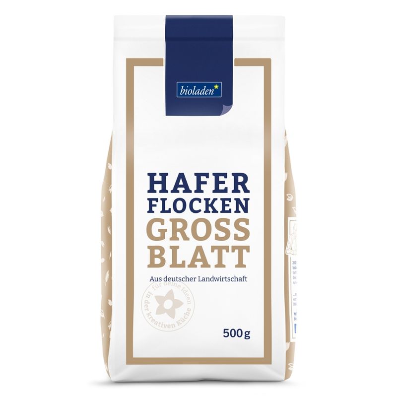 bioladen b* Haferflocken Großblatt, Bioland - Produktbild