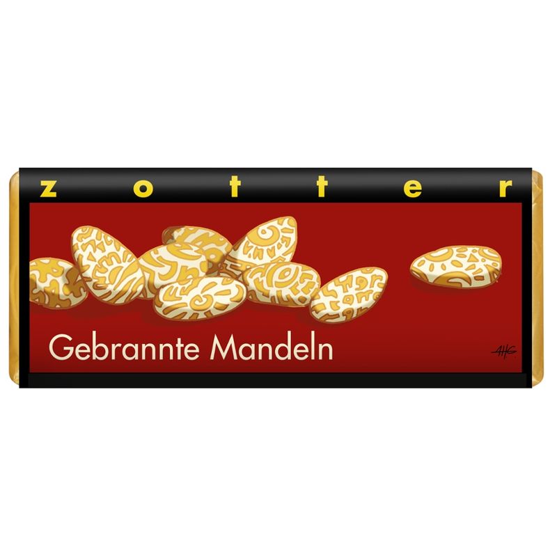 Zotter Schokolade Gebrannte Mandeln - Produktbild
