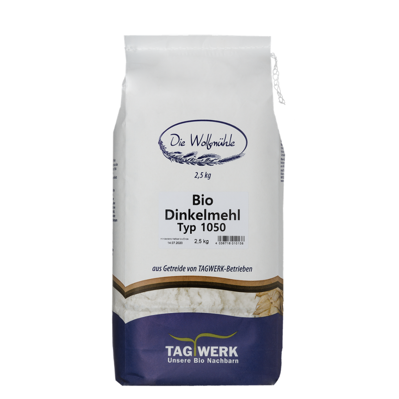 TAGWERK Dinkelmehl 1050 Wolfmühle - Produktbild