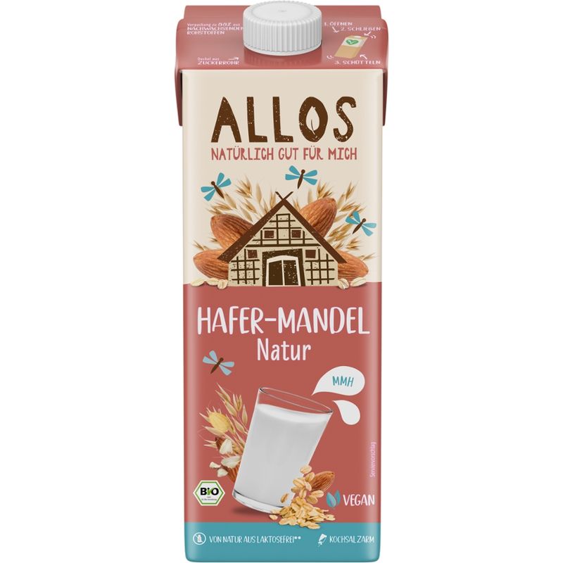 Allos Hafer-Mandel Natur Drink - Produktbild