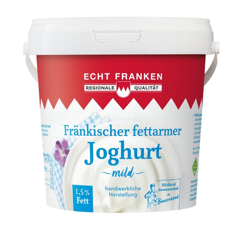 Echt Franken Fränkischer FM 1,5% Joghurt 1 kg VLOG - Produktbild