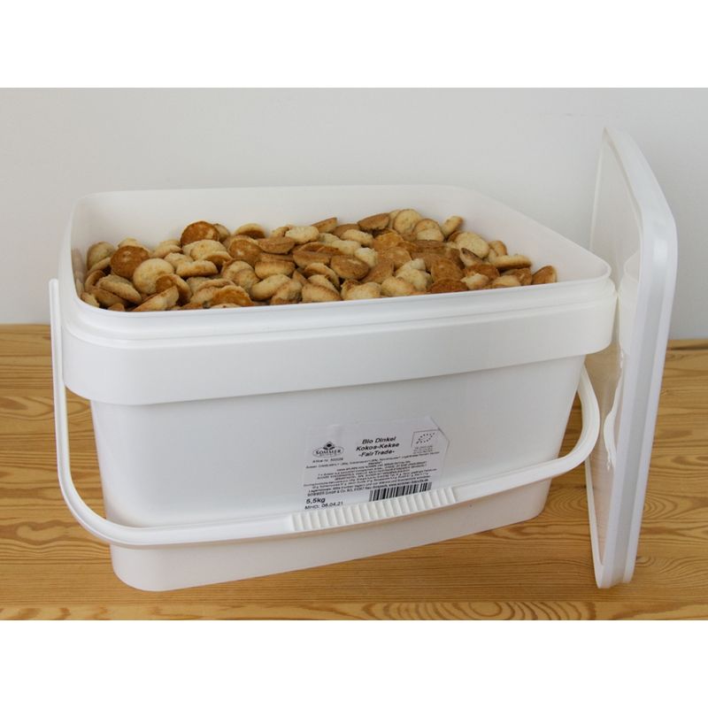 SOMMER BACKKUNST SEIT 1864 Dinkel  Kokos - Kekse unverpackt im Eimer - Produktbild