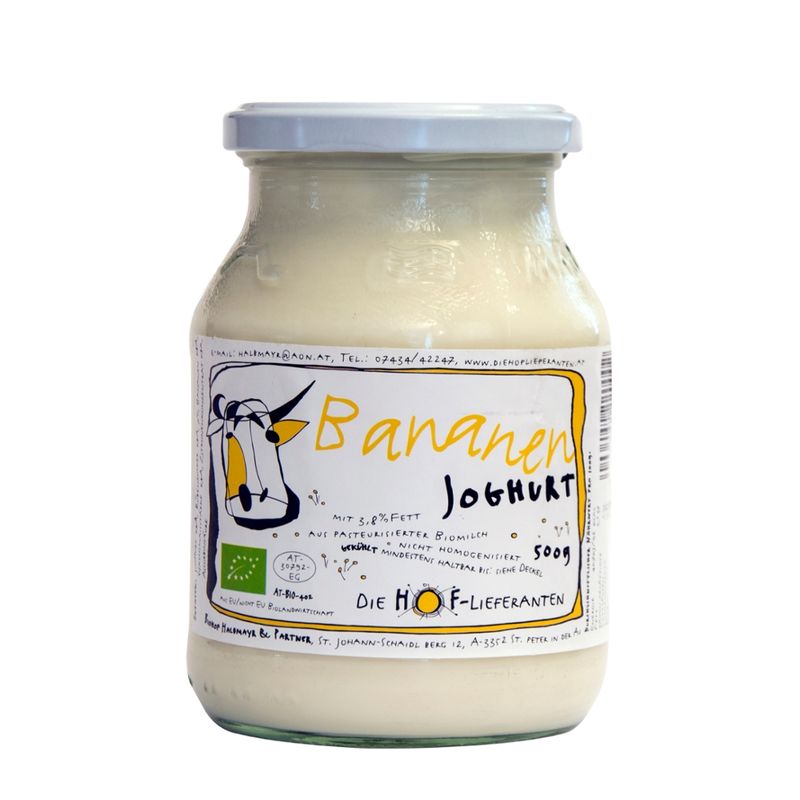 Die Hoflieferanten Bananen Joghurt 3,8% Fett - Produktbild