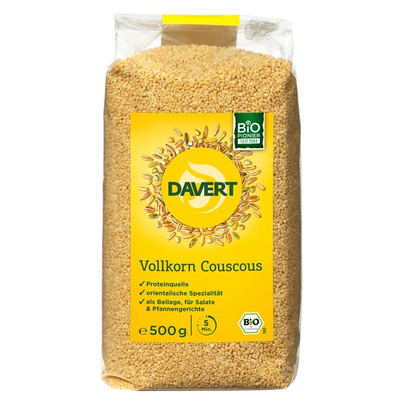 Davert Vollkorn Couscous 500g - Produktbild
