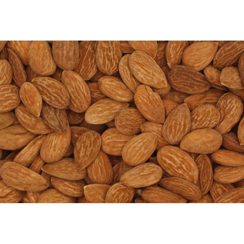 Bode Naturkost Mandeln braun bio, gartenkompostierbarer Beutel 6x200g - Produktbild