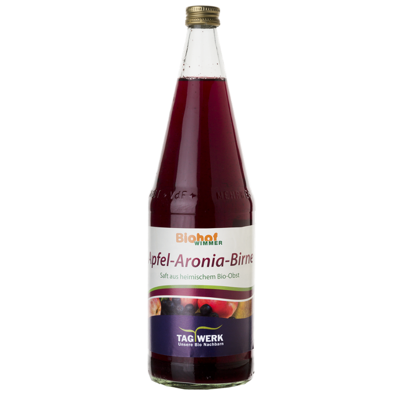 TAGWERK Apfel-Aronia-Birnensaft aus Streuobst vom Biohof Wimmer - Produktbild