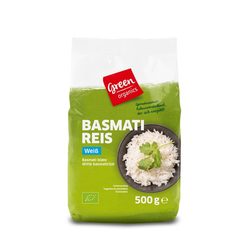 greenorganics Basmati Reis weiß 500g - Produktbild