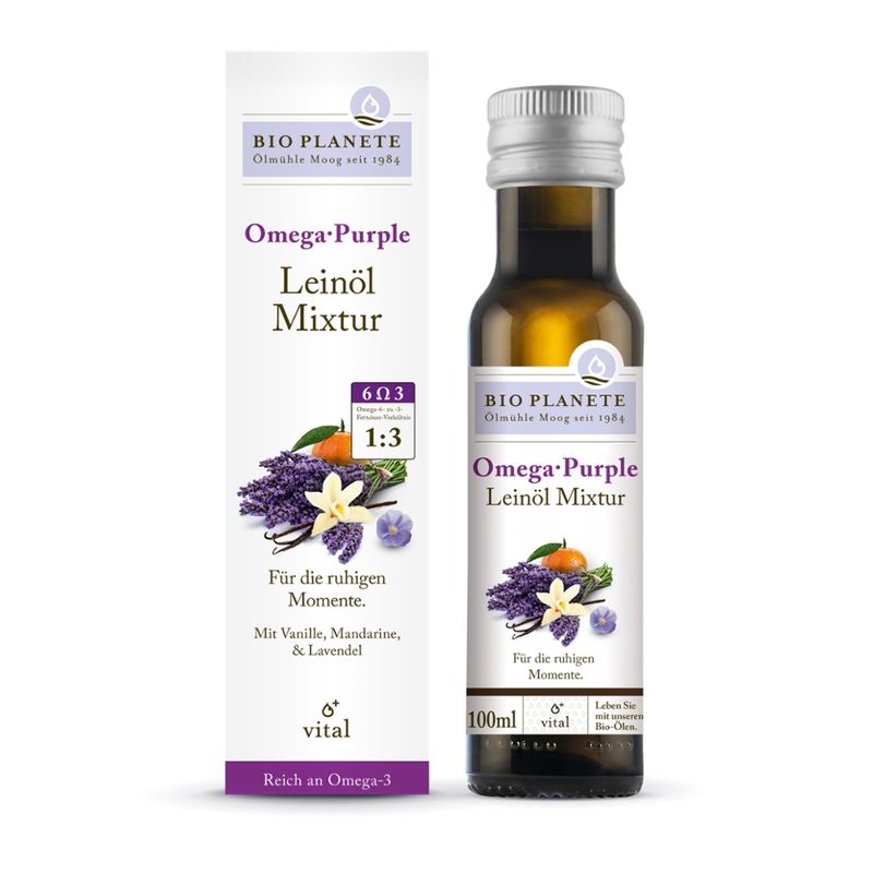 BIO PLANÈTE Omega Purple Leinöl-Mixtur - Produktbild