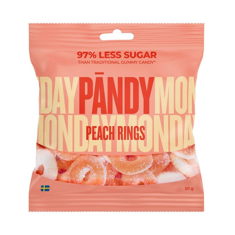 PÄNDY Pändy - Peach Rings 50g - Produktbild