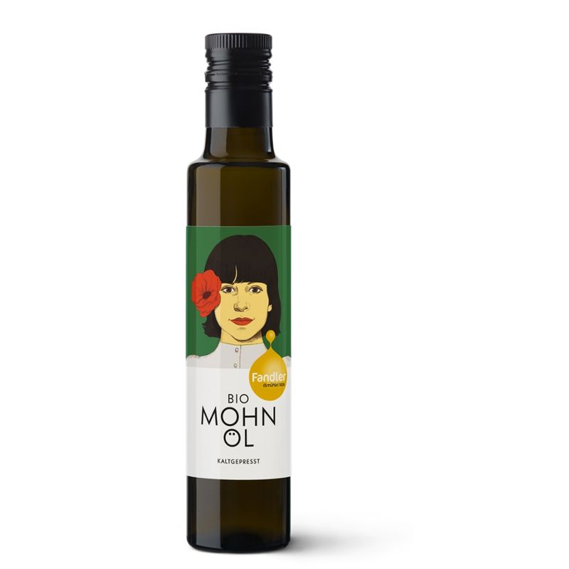 Ölmühle Fandler Fandler Bio-Mohnöl kaltgepresst, 250 ml - Produktbild