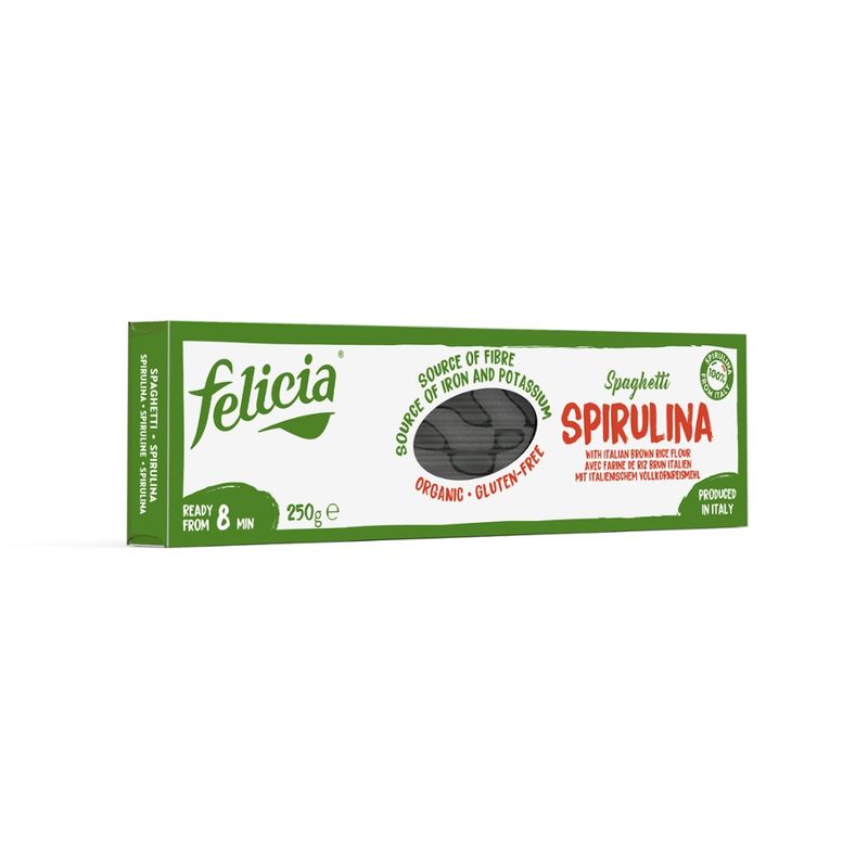 Felicia Felicia Bio Vollkornreis und Spirulina Spaghetti glutenfrei - Produktbild