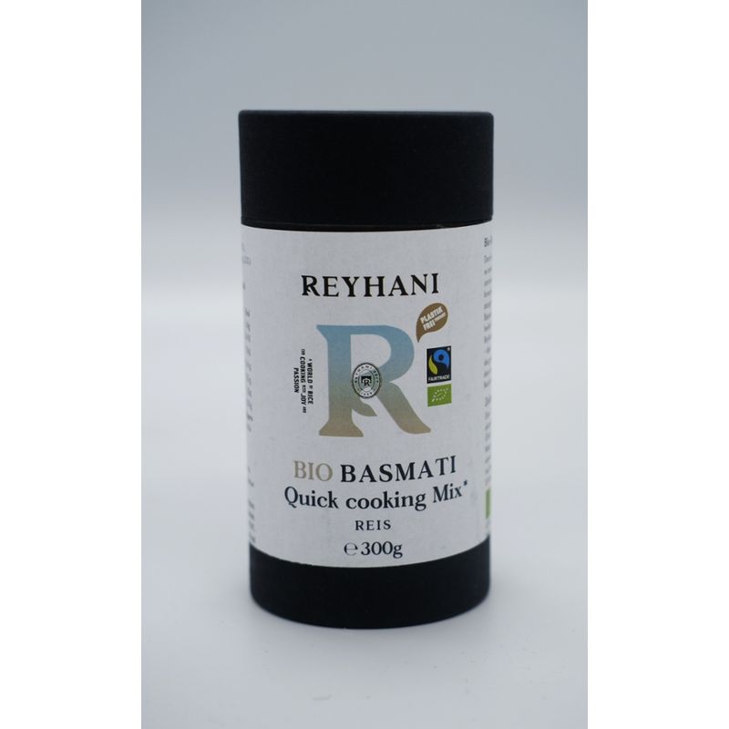 Reyhani Reyhani Bio Fairtrade Basmati Quick Cooking Mix 300g - Produktbild