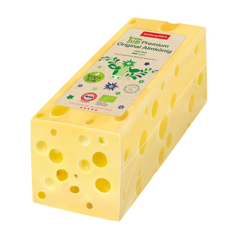SalzburgMilch SalzburgMilch Bio Premium Almkönig Stange 45 % ca.2,3kg - Produktbild