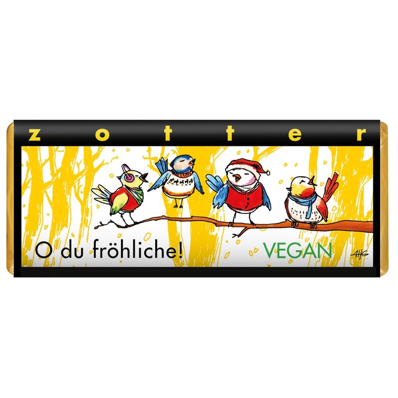 Zotter Schokolade O du fröhliche! - Dattel & Cashew VEGAN - Produktbild