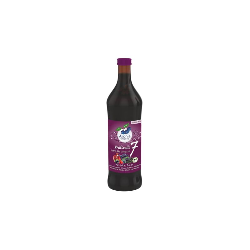 Aronia ORIGINAL Bio Kraftvolle 7 100% Direktsaft - Produktbild