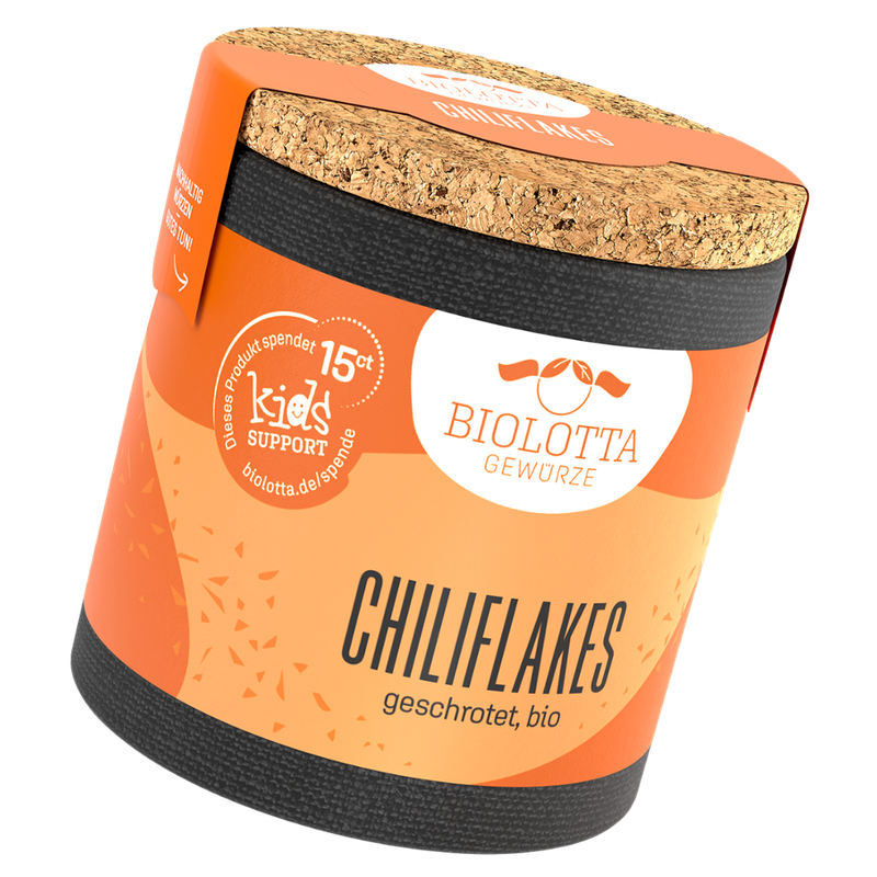 Biolotta Biolotta Korkdose Chiliflakes geschrotet, bio - Produktbild