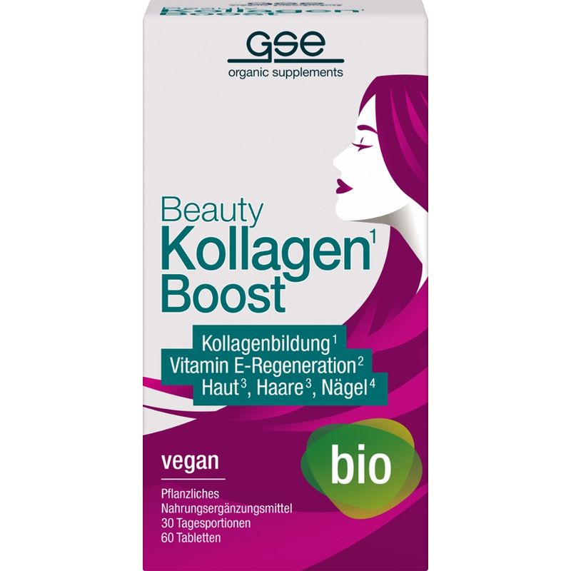 GSE  Beauty Kollagen Boost (Bio), 60 Tabletten à 500mg - Produktbild