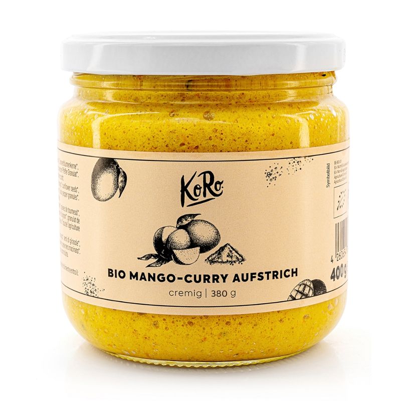 KoRo Handels GmbH Bio Mango-Curry Aufstrich 380 g - Produktbild