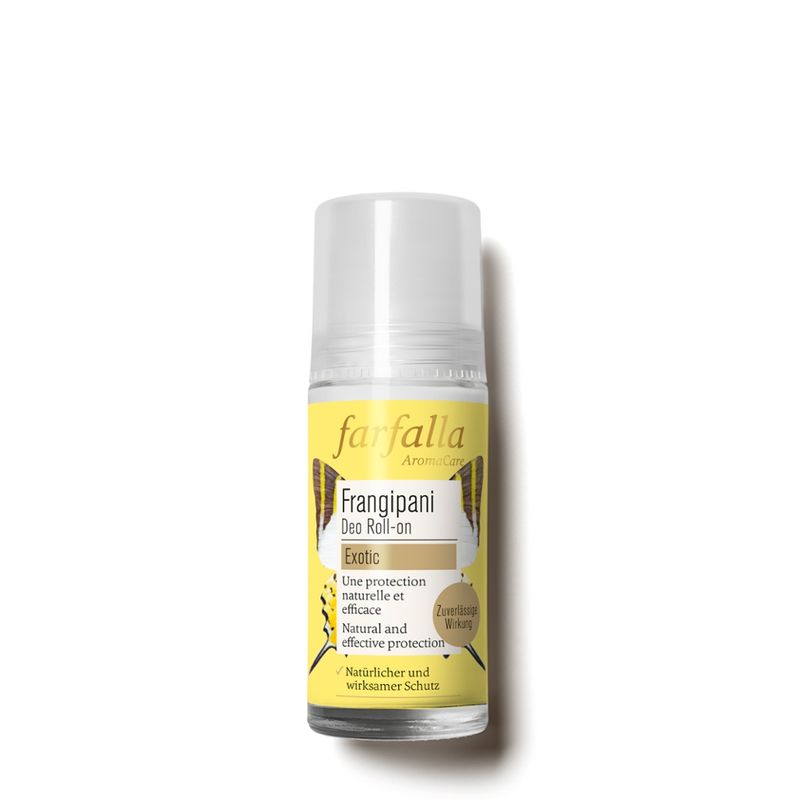 farfalla Frangipani, Blumig-sanfter Deo Roll-on, 50ml - Produktbild