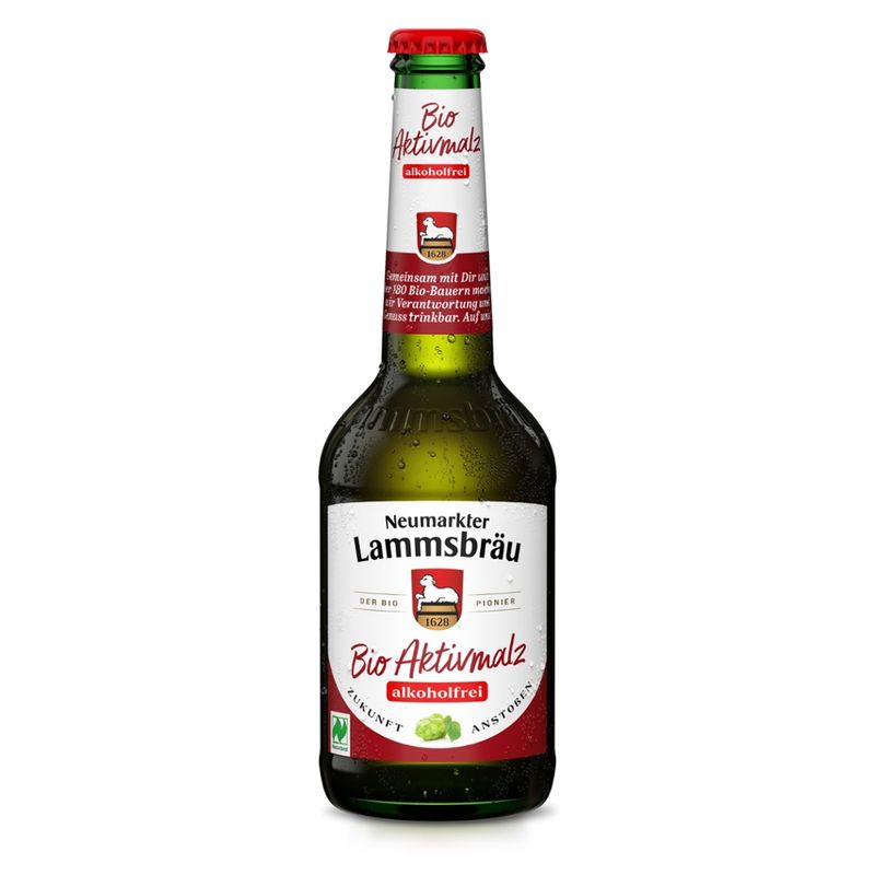 Neumarkter Lammsbräu Neumarkter Lammsbräu Bio Aktivmalz alkoholfrei 0,33l - Produktbild