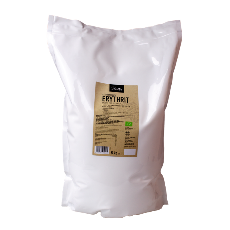 Biosüße BioSüße Kristall kalorienfreie Zuckeralternative Bio Erythrit 5 kg - Produktbild
