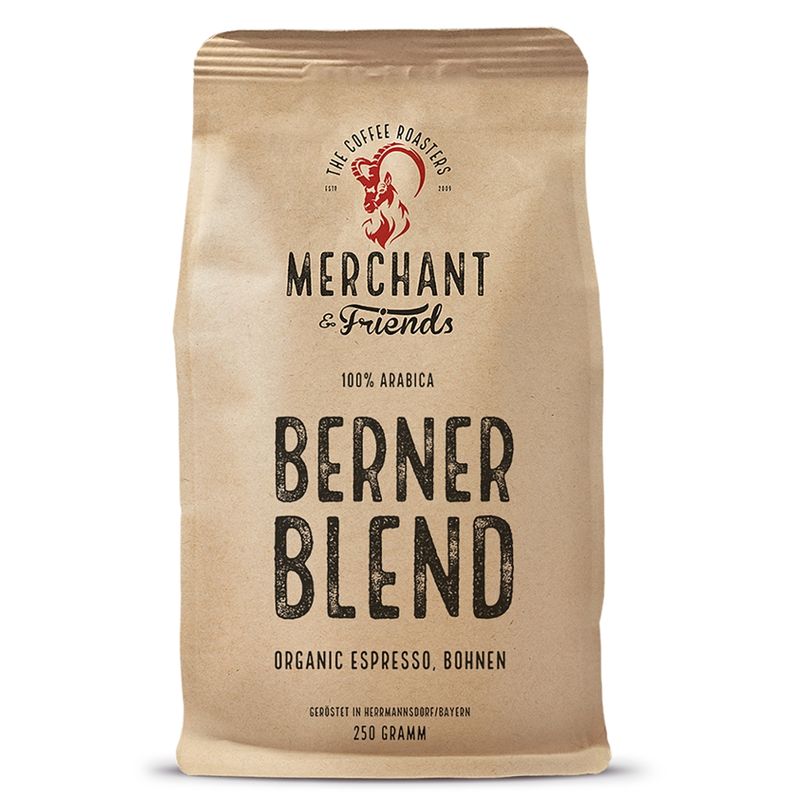 Merchant & Friends Berner Blend  ORGANIC ESPRESSO - Produktbild