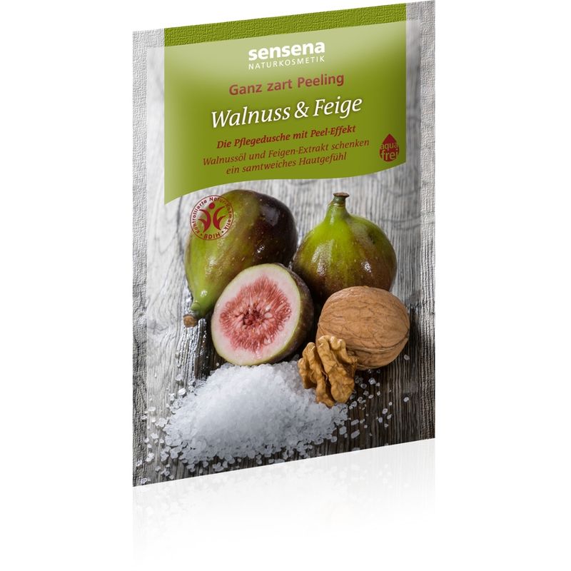 sensena Naturkosmetik Ganz Zart Peeling "Walnuß & Feige" - Produktbild