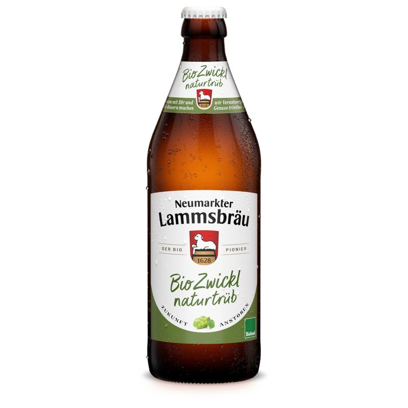 Neumarkter Lammsbräu Neumarkter Lammsbräu Bio Zwickl naturtrüb 0,5l - Produktbild