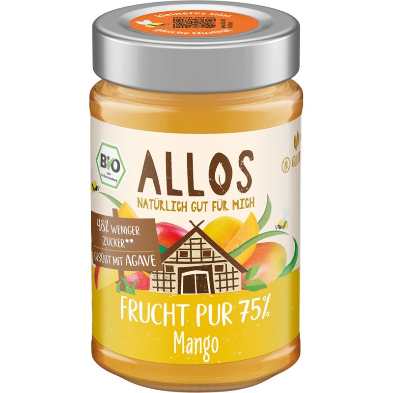 Allos Frucht Pur 75% Mango - Produktbild