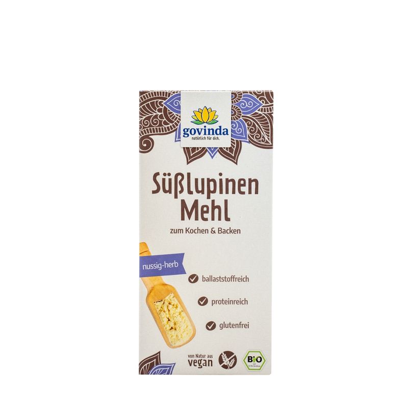 Govinda Süßlupinen Mehl zum Kochen & Backen - Produktbild