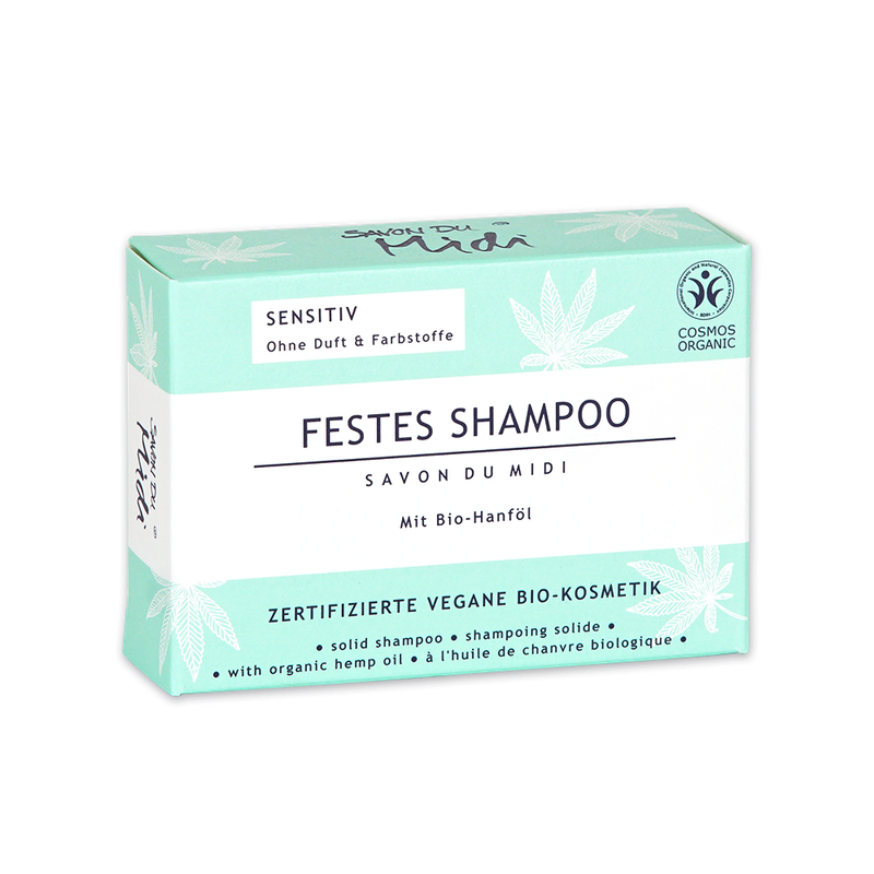 Savon du Midi Savon du Midi Festes Bio Shampoo "Sensitiv", 85g, COSMOS-ORGANIC zertifiziert - Produktbild