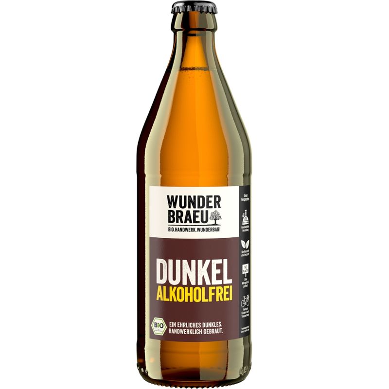 WUNDERBRAEU WUNDERBRAEU Dunkel, Alkoholfrei BIO - Produktbild