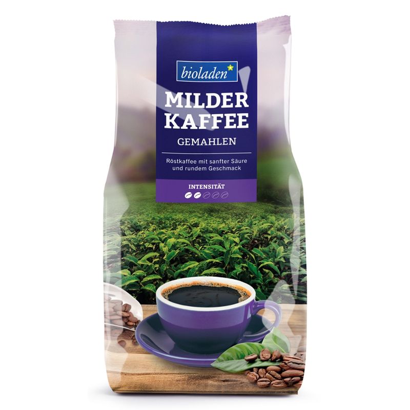 bioladen Kaffee mild, gemahlen - Produktbild