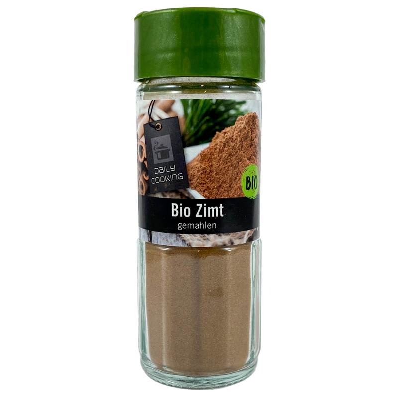 Daily Cooking Bio Cassia Zimt gemahlen 35g Gl. DE-ÖKO-005 - Produktbild