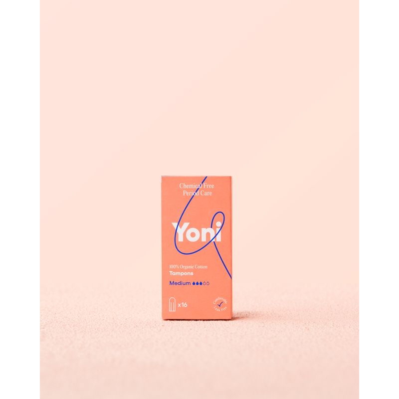 Yoni Tampons - normal - 100 % Bio-Baumwolle - 16 stk - Produktbild
