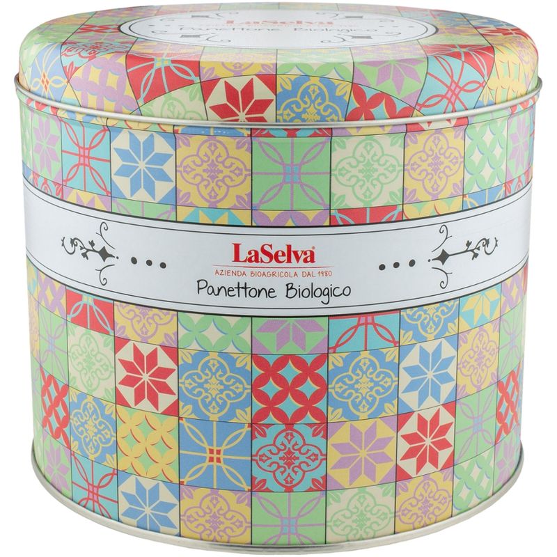 LaSelva Panettone - Italienisches Hefegebäck, in der Dose - Produktbild