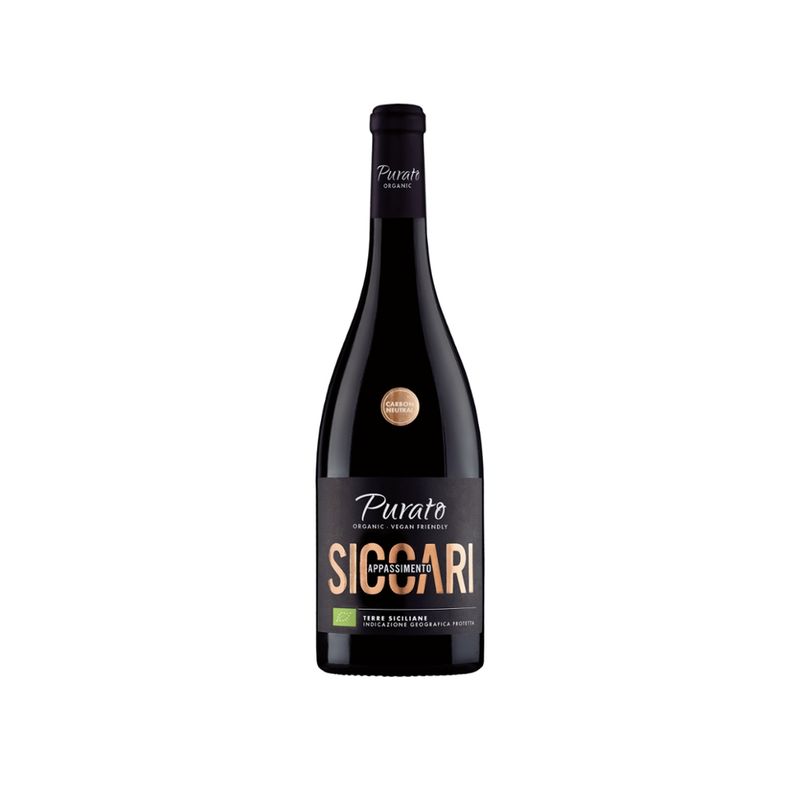 Purato Purato Siccari Rosso Terre Siciliane IGP Appassimento BIO - Produktbild