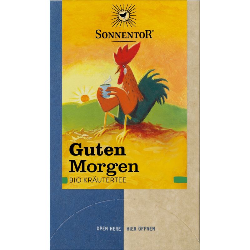 Sonnentor Guten Morgen Kräutertee, Doppelkammerbeutel - Produktbild