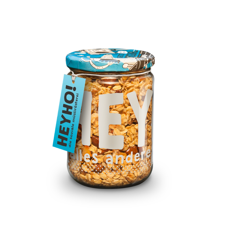 HEYHO Granola Saltcity Original Handmade Granola mit karamellisierten Nüssen und Salz - Produktbild