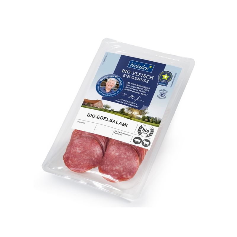 bioladen Edelsalami, geschnitten - Produktbild